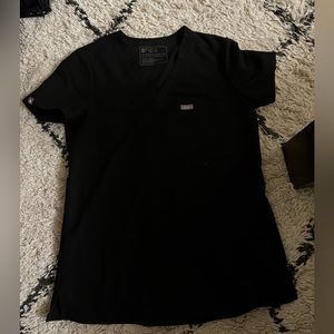 Figs black scrub shirt